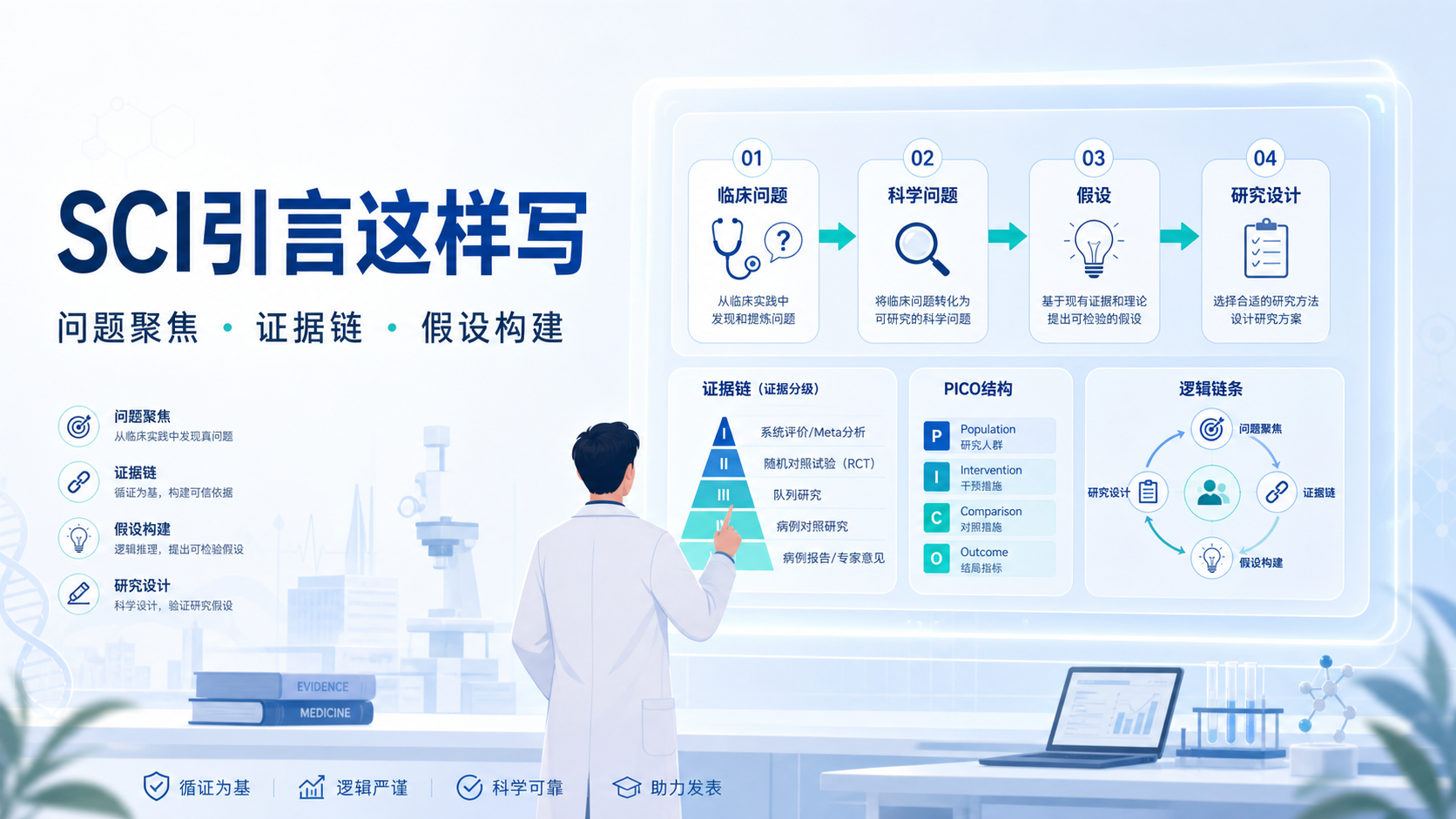 医学SCI引言写作:两步构建严谨研究假设的实战策略
