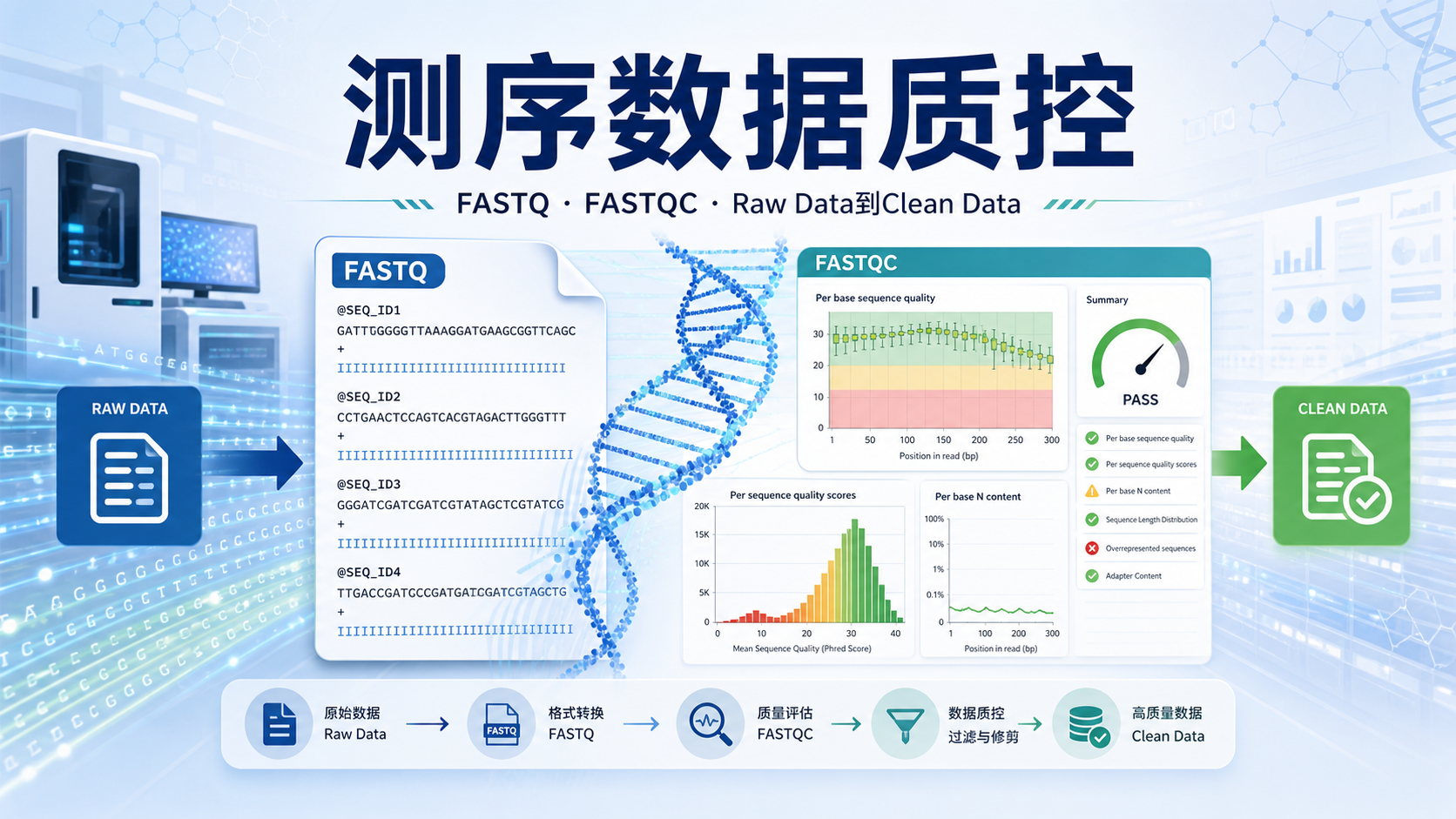 测序数据质控全流程详解：从原始数据到高质量分析的关键步骤