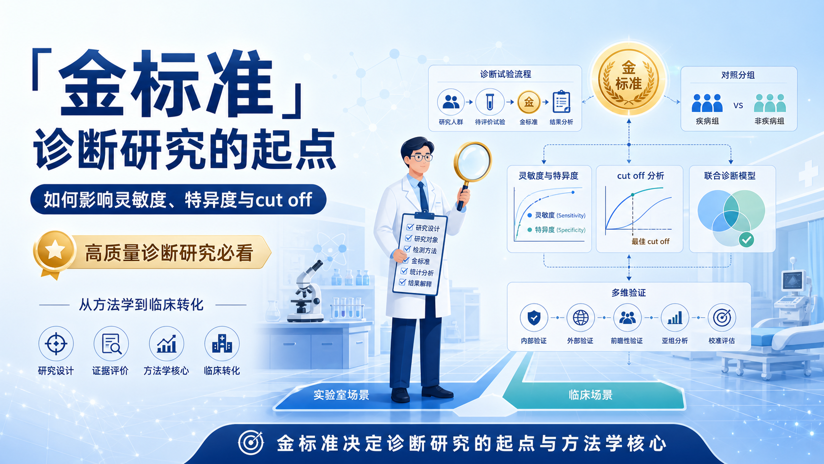 提升诊断精度:金标准在生物医学研究中的核心地位