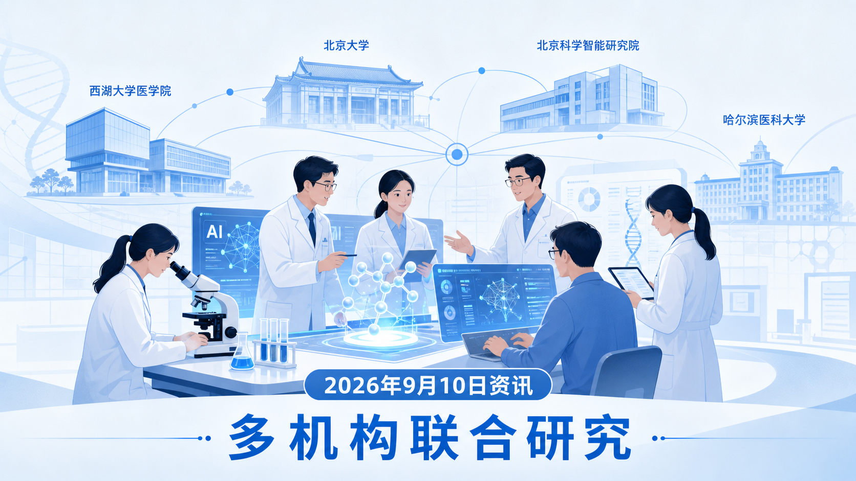 2026年9月10日资讯,西湖大学医学院郭天南团队联合北京大学、北京科学智能研究院、哈尔滨医科大学等机构,在《自然》(Nature)发表题为"An operational perturbation proteomics-based virtual cell model"的研究论文。团队开发了一款具有临床应用潜力的虚拟细胞垂直模型 ProteinTalks,用于三阴性乳腺癌的药物疗效预测、肿瘤耐药靶点挖掘与个体化精准治疗指引。该研究展示了一条不同于单纯堆数据、堆规模的路径——以真实、连续的蛋白质动态为基础构建"可运行的"虚拟细胞模型。