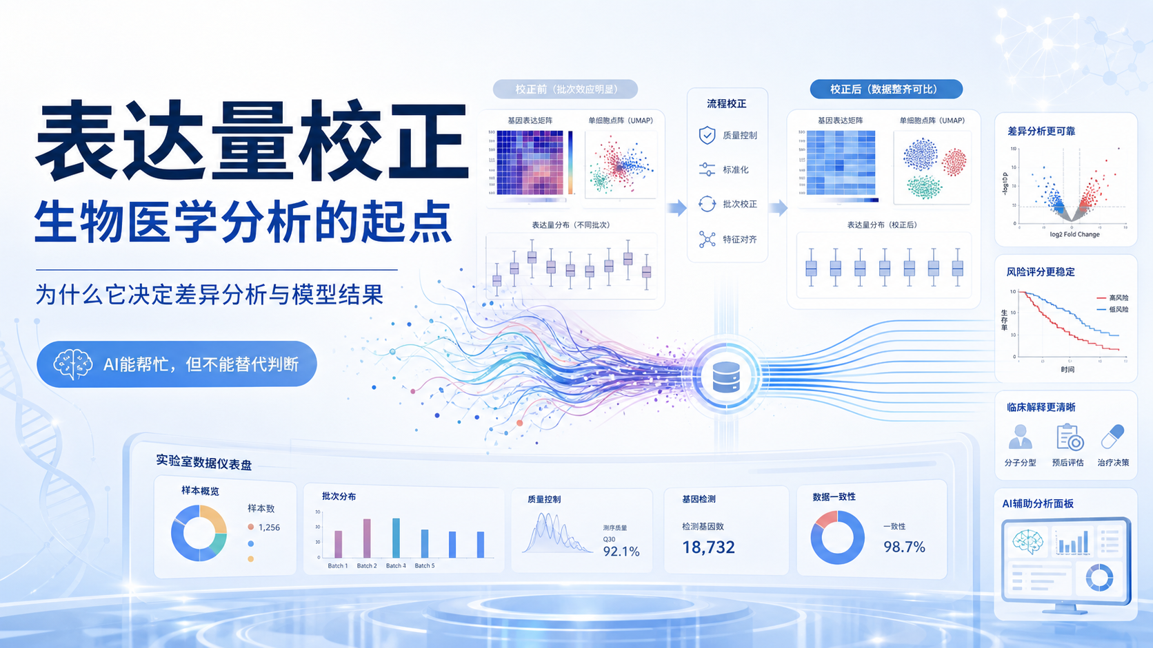 表达量校正策略在生物医学大数据中的关键作用