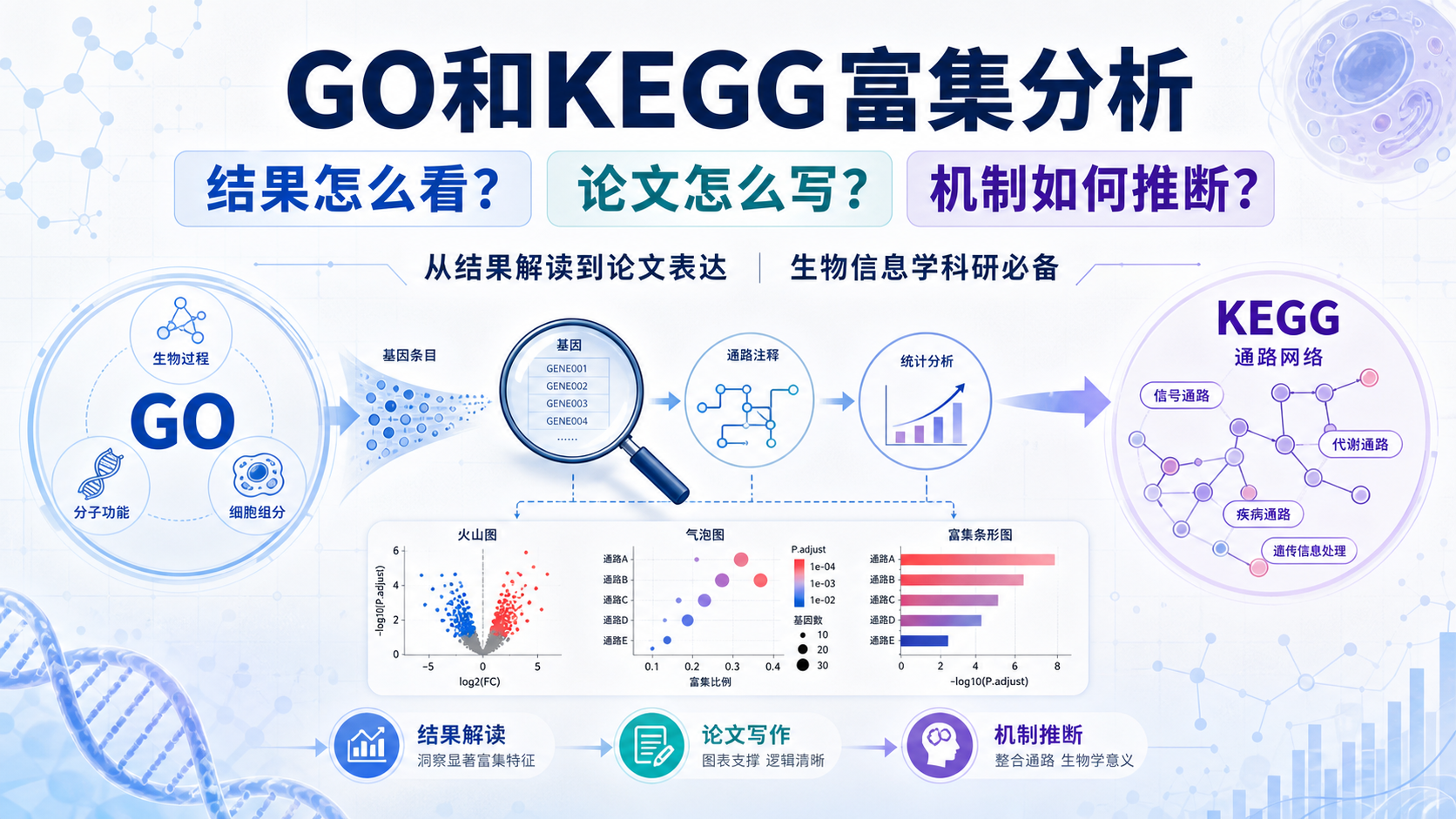 从GO到KEGG解析生信文章中的平行验证策略