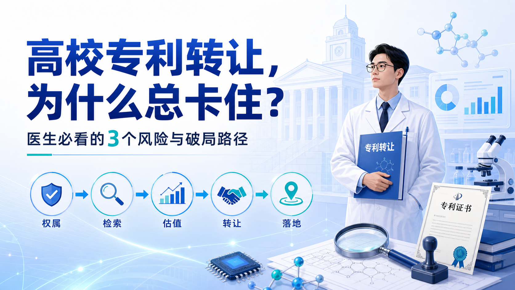 高校专利转让痛点与破局:医生必备的科研转化指南