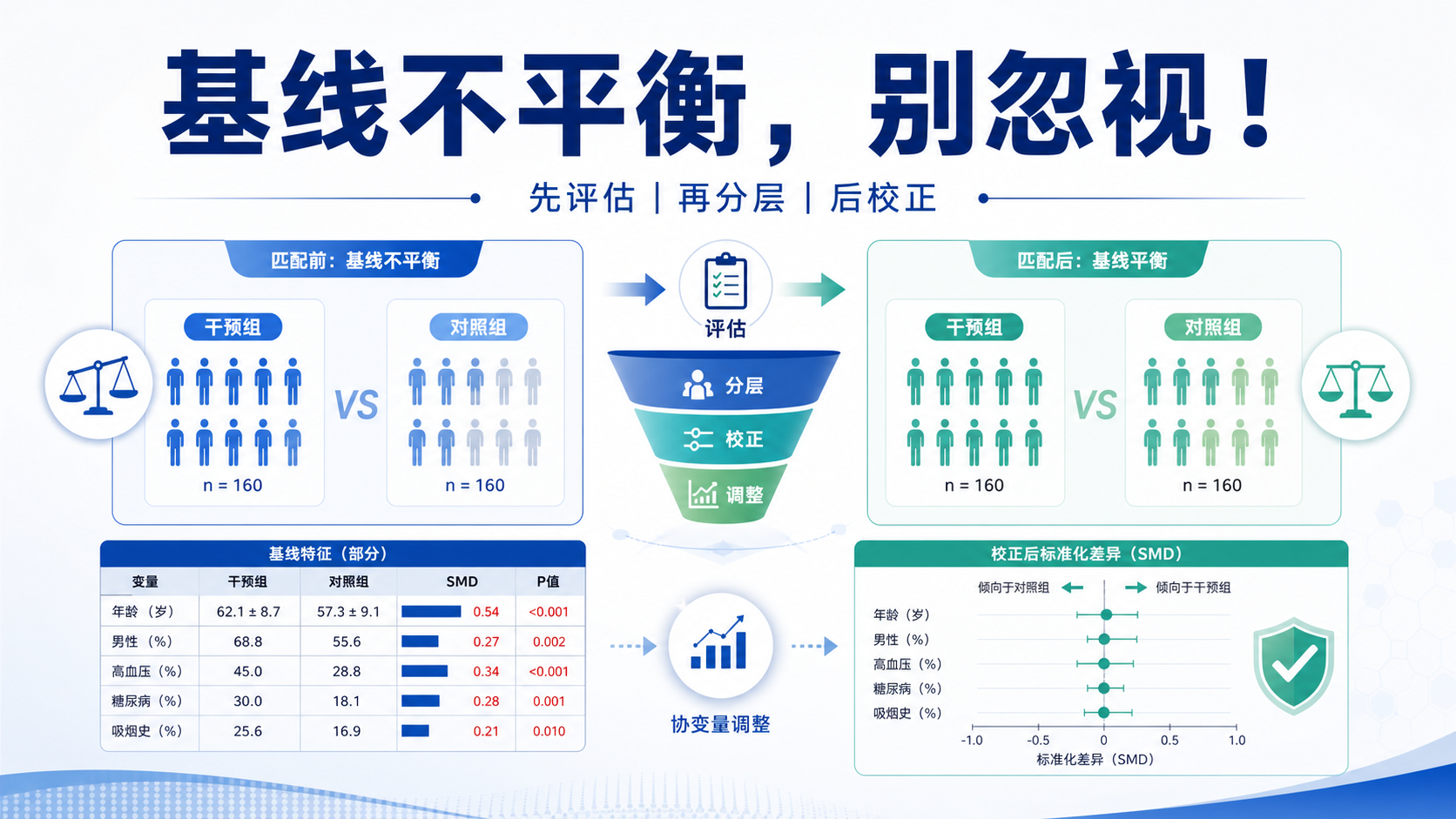 组间基线不均衡？三招教你巧妙应对