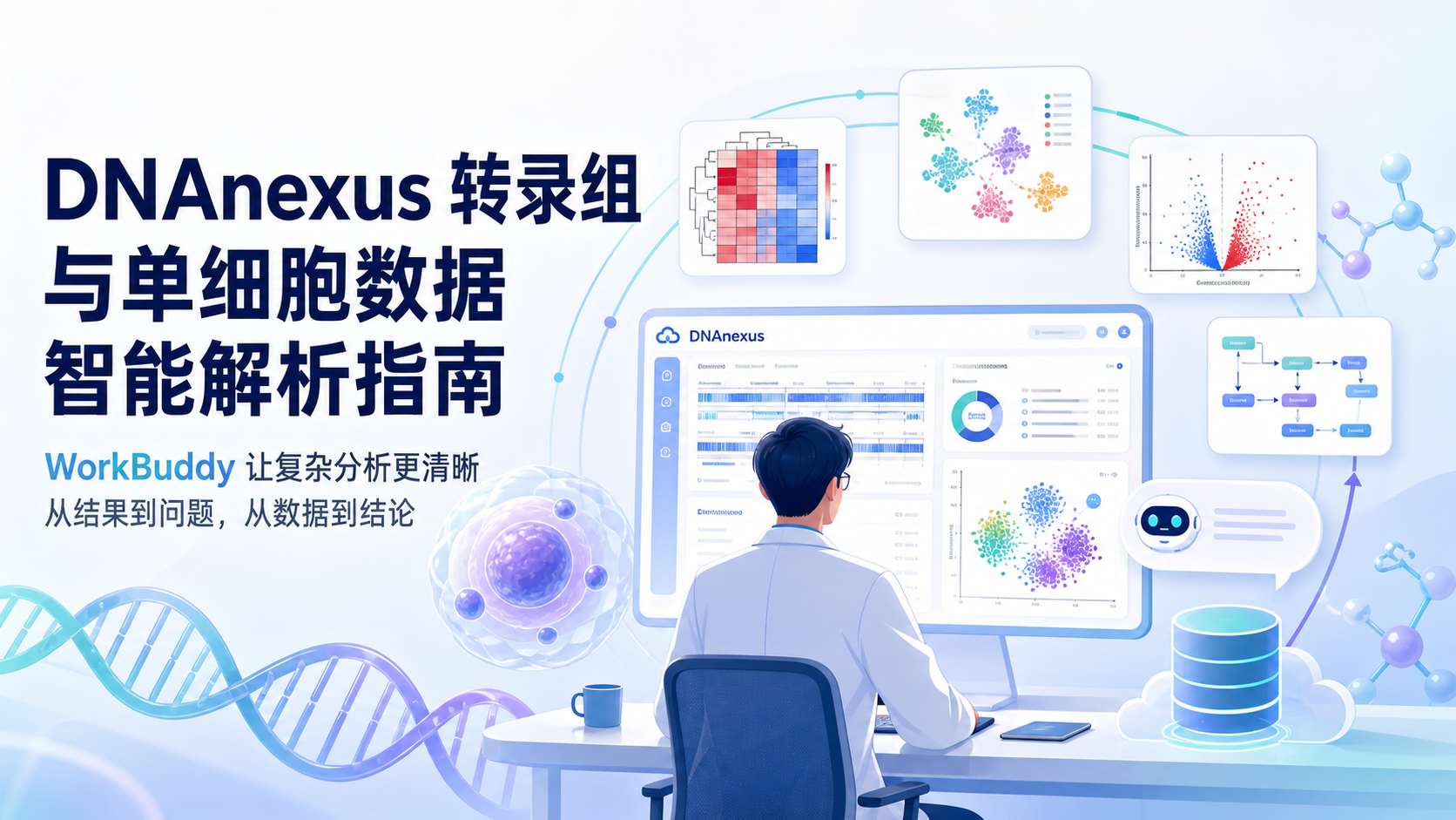 WorkBuddy智能解析DNAnexus数据，洞察转录组与单细胞