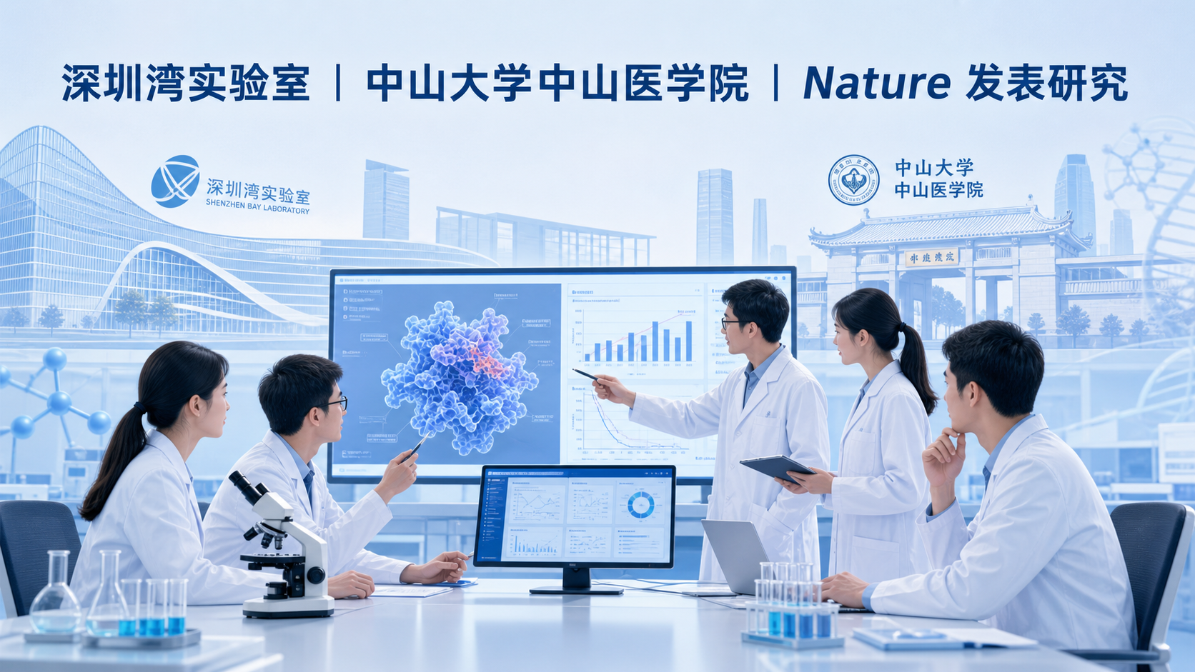深圳湾实验室与中山大学中山医学院赵文婧、唐啸宇、牟相宇团队合作，在《自然》（Nature）发表研究，发现肠道共生菌 Bacteroides uniformis 可产生奇数链脂肪酸十五烷酸（C15:0），并通过调控 HMGCR–SREBP2/LDLR 通路影响肝脏胆固醇稳态，促进循环低密度脂蛋白胆固醇（LDL-C）清除，从而减轻小鼠动脉粥样硬化。该研究建立了从共生菌代谢产物、宿主胆固醇代谢到动脉粥样硬化表型的完整机制链条，为高血脂与心血管疾病的防治提供了全新思路。