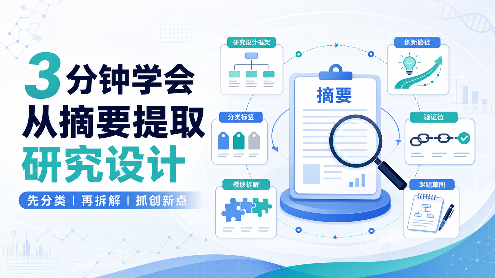 文献摘要提取研究设计的三种方法:快速上手