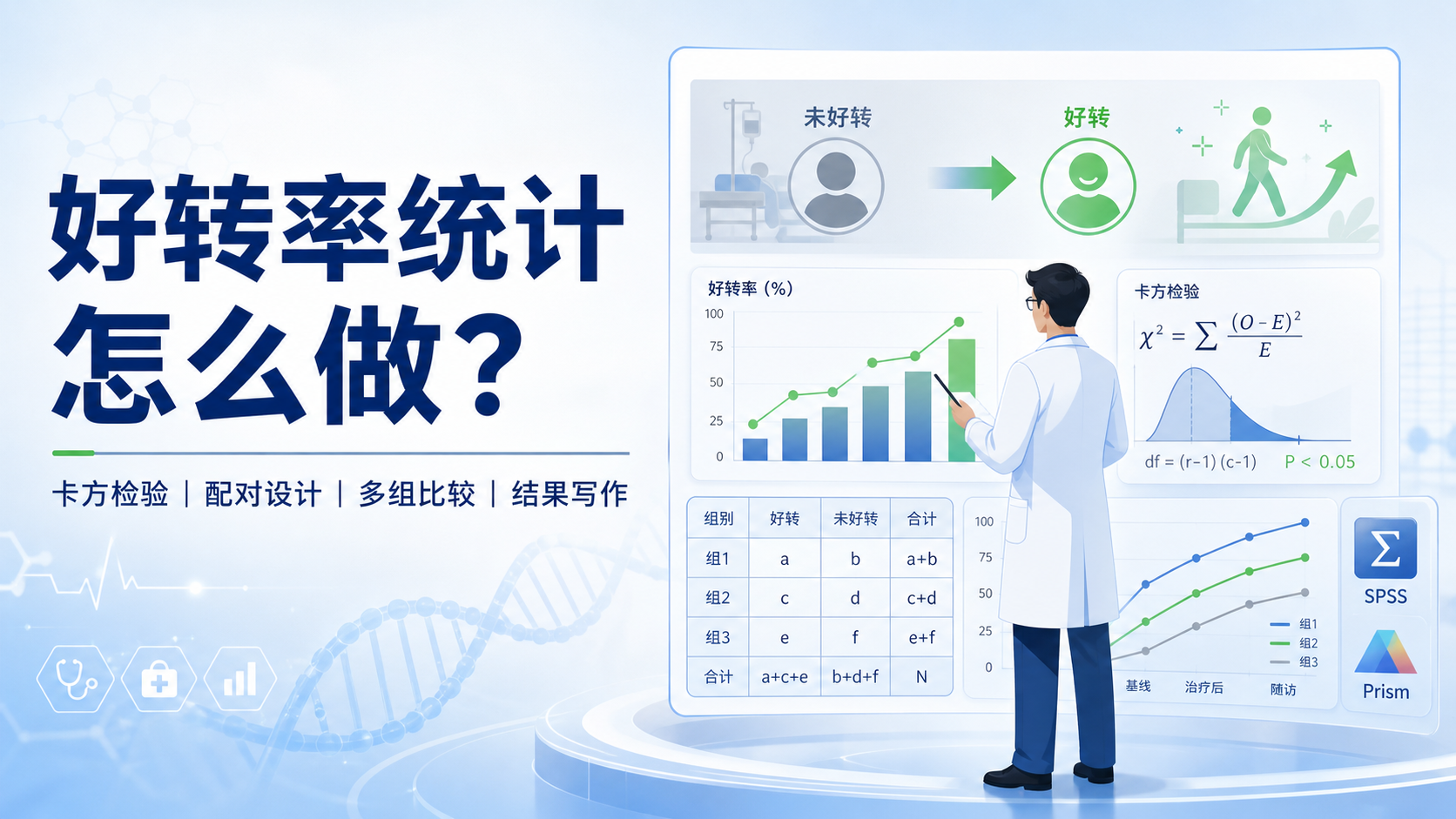 好转率统计怎么做?医学SCI必备方法详解