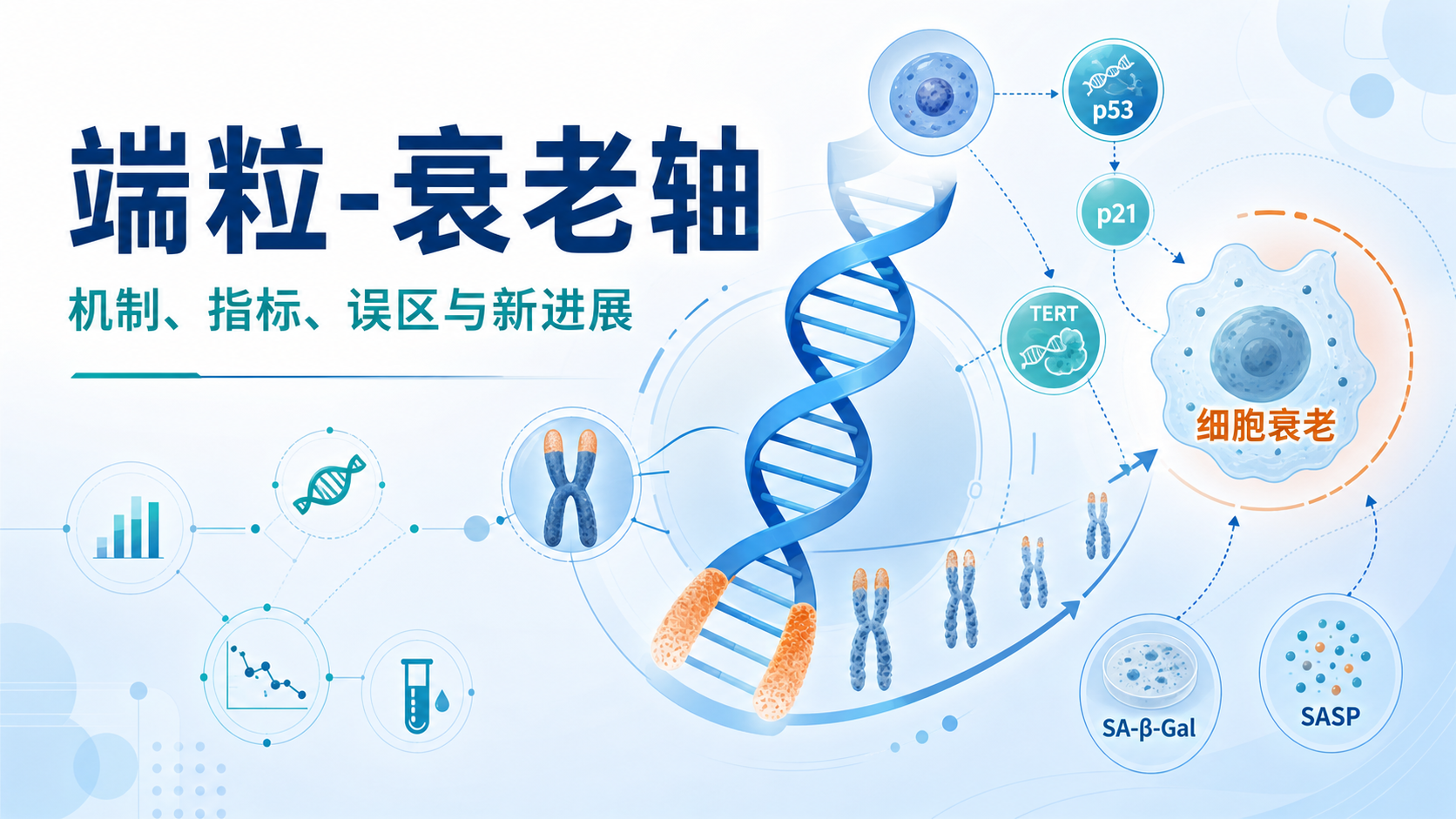 端粒-衰老轴:核心信号通路研究新进展