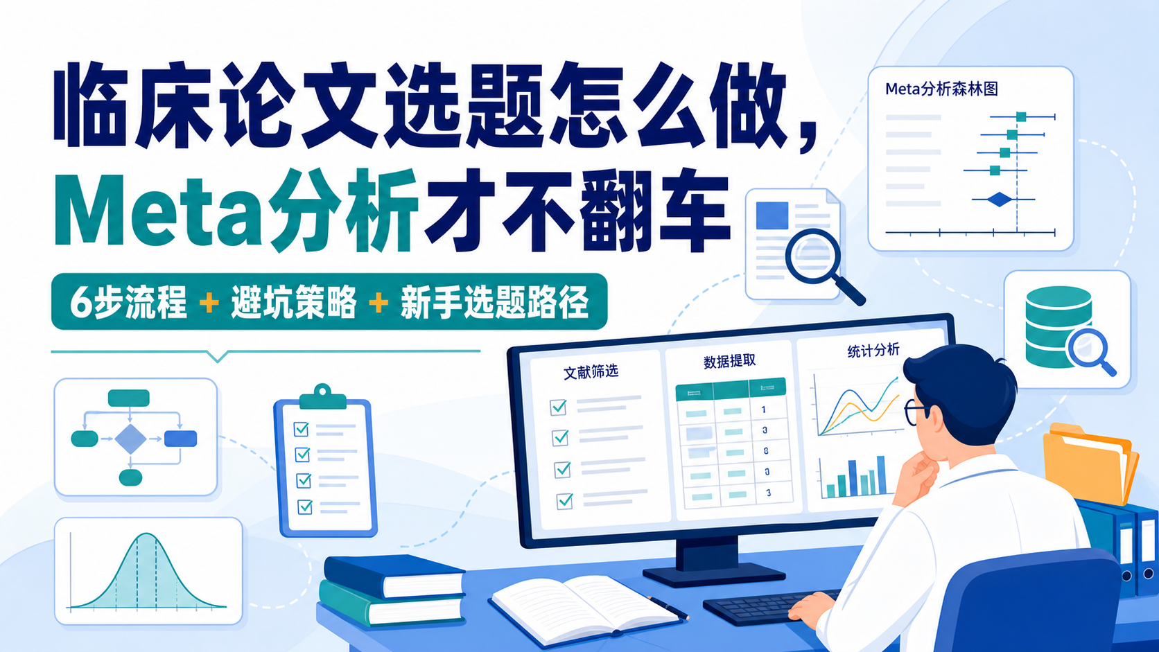 临床研究Meta分析选题指南:六步核心步骤与避坑策略