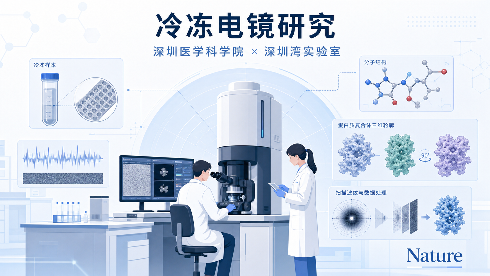 《自然》（Nature）在线发表深圳医学科学院与深圳湾实验室合作完成的研究，科研人员利用冷冻电镜、电生理及单细胞测序等技术，在原子层面完整揭示了蚊子如何识别宿主皮肤上的羧酸类气味分子、并将化学信号转化为神经电信号的机制。这一突破为设计更绿色、精准的驱蚊与诱蚊分子、防控蚊媒传染病提供了潜在靶点。