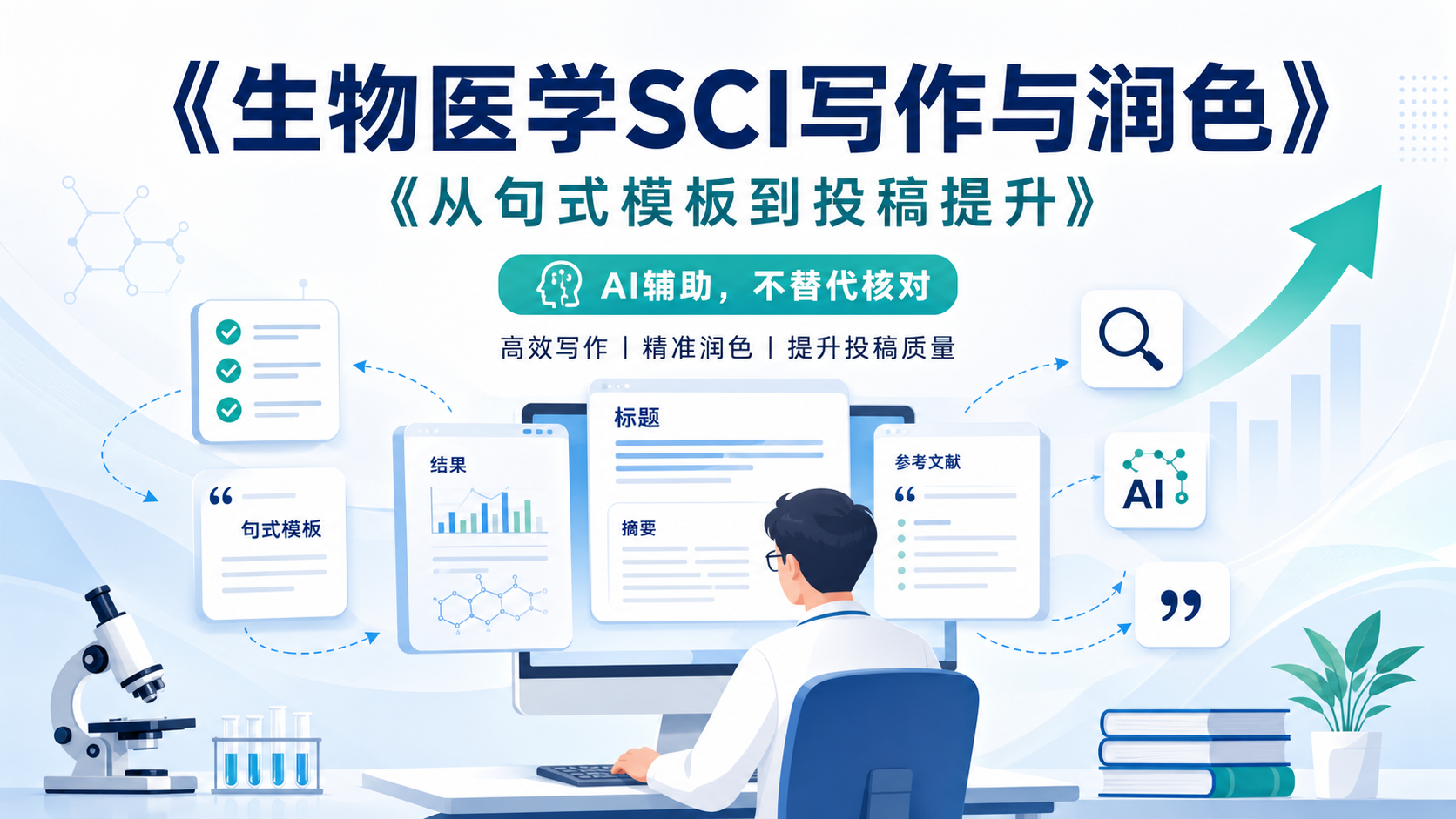 生物医学SCI论文写作:2000字核心套路与润色技巧