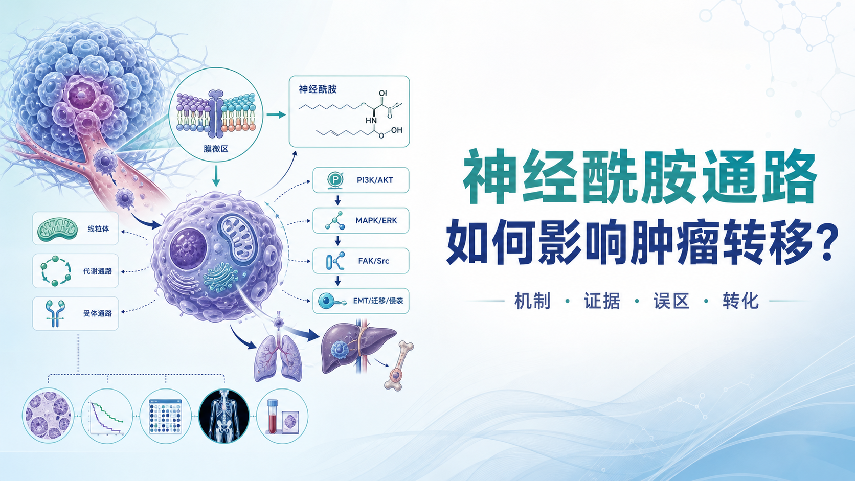 神经酰胺通路调控肿瘤转移机制解析