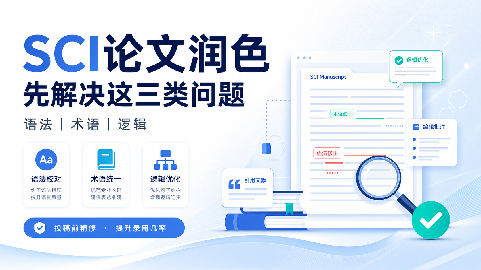 SCI论文润色技巧:语法精准与专业严谨全攻略