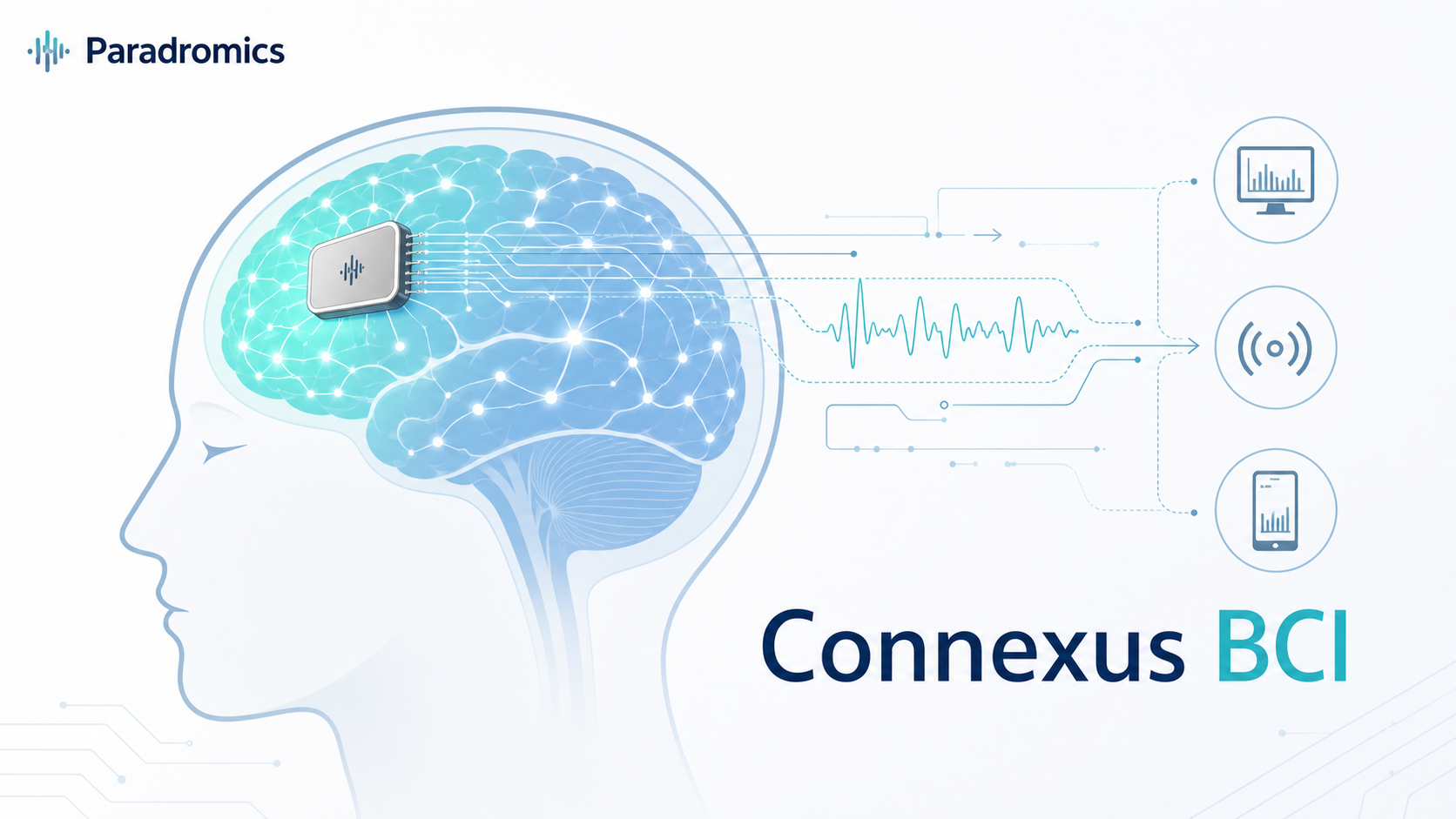 神经科技公司 Paradromics 宣布，其 Connexus 脑机接口（BCI）的 Connect-One 早期可行性研究已获美国 FDA 批准修改方案，取消了受试者须居住在临床中心四小时车程内的地域限制，使全美符合条件的个体均可参与。Connexus 是一种全植入、无线的脑机接口，可记录单个神经元活动，将意图转化为语音与数字通信。