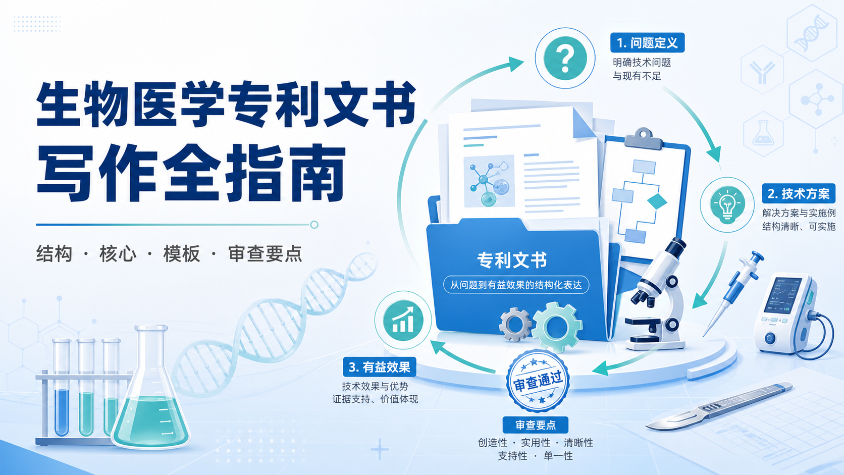 生物医学专利文书怎么写?硕博导师必备模板