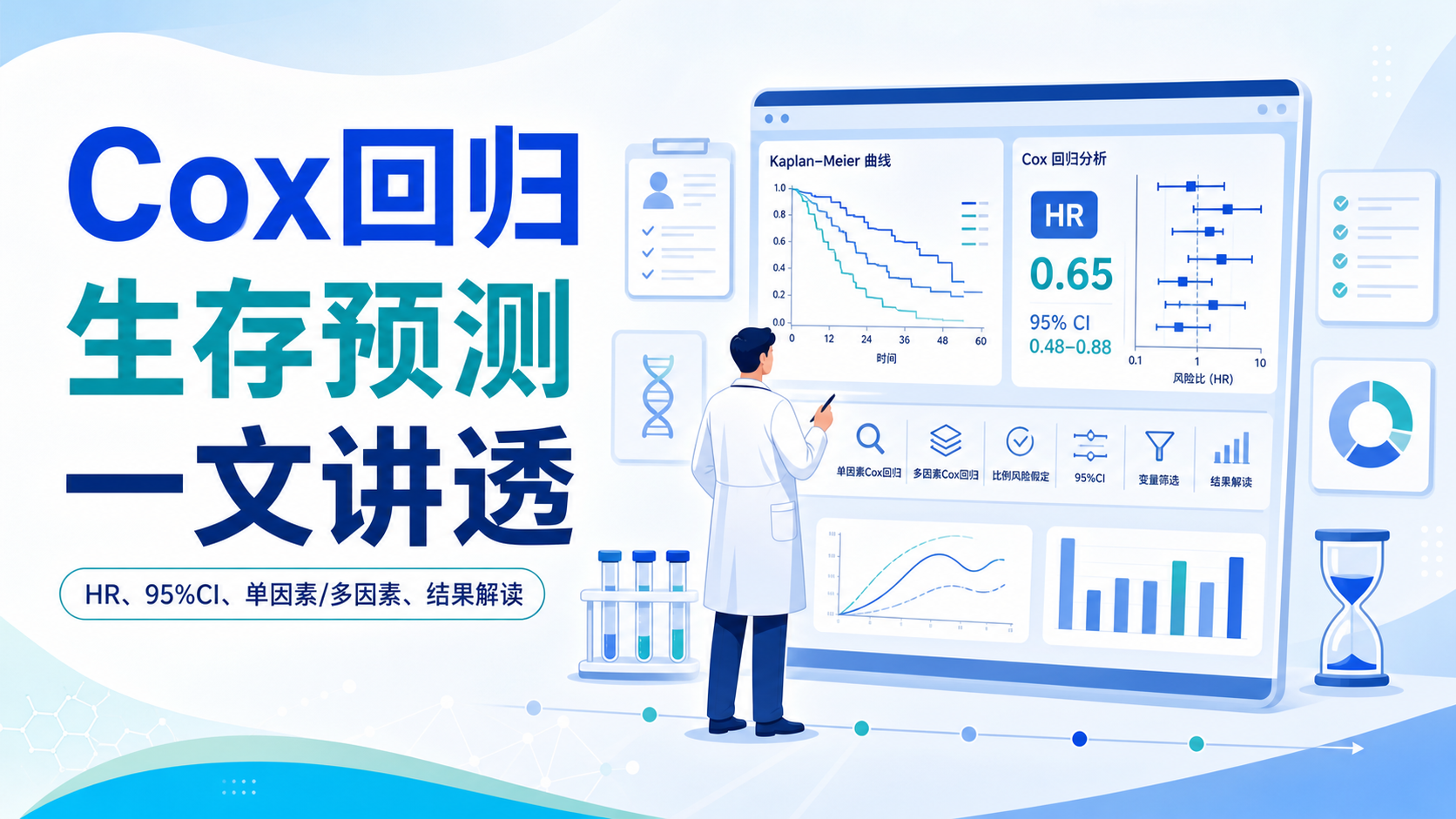 Cox回归生存预测:从单因素到多因素的完整指南