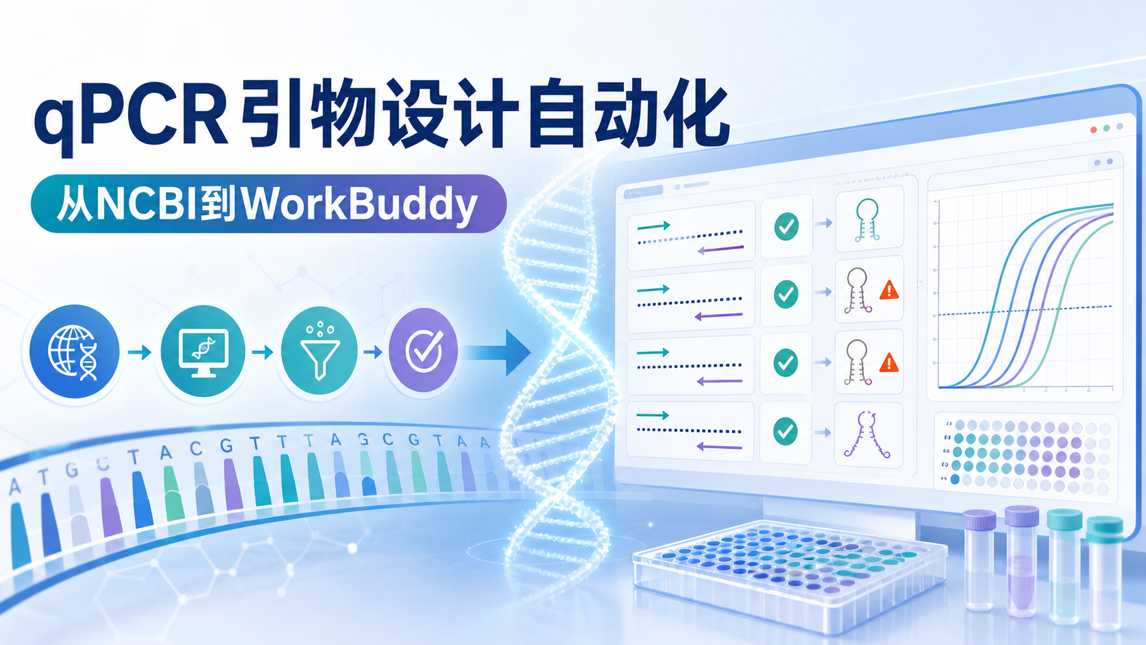 WorkBuddy实战:qPCR引物设计自动化指南