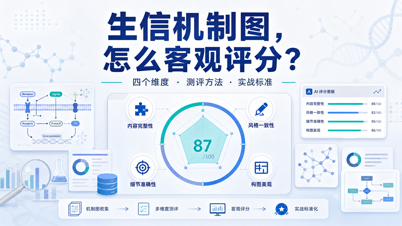 生信机制图测评:四个维度客观评分