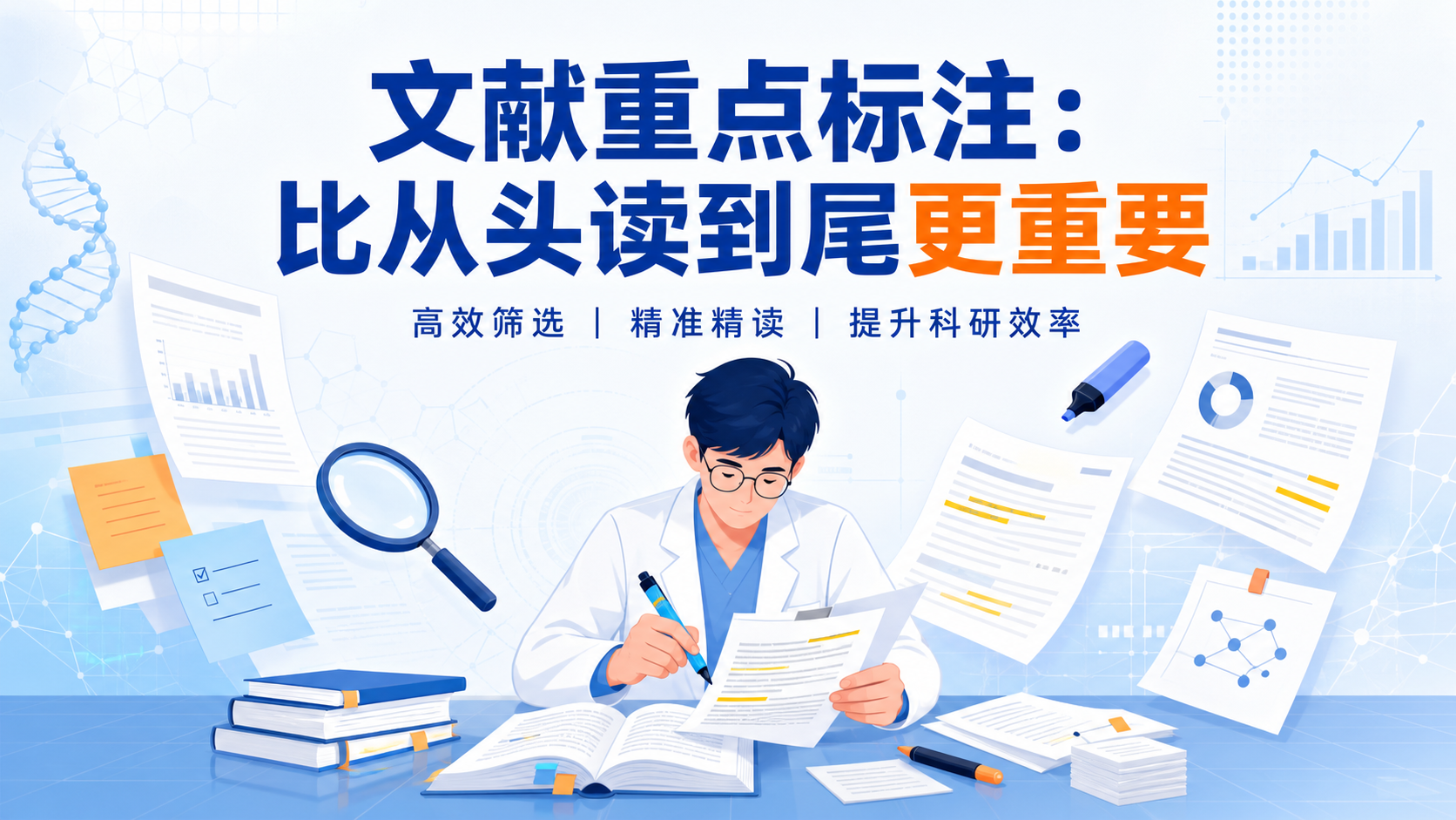 文献阅读重点标注:医生与硕博生科研突破的核心方法