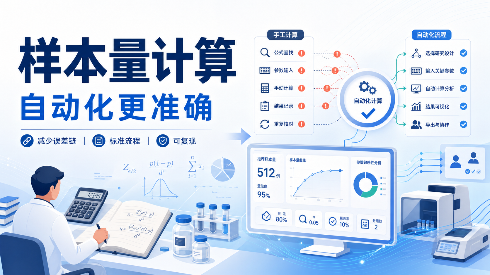 零基础也能学会的样本量自动化计算