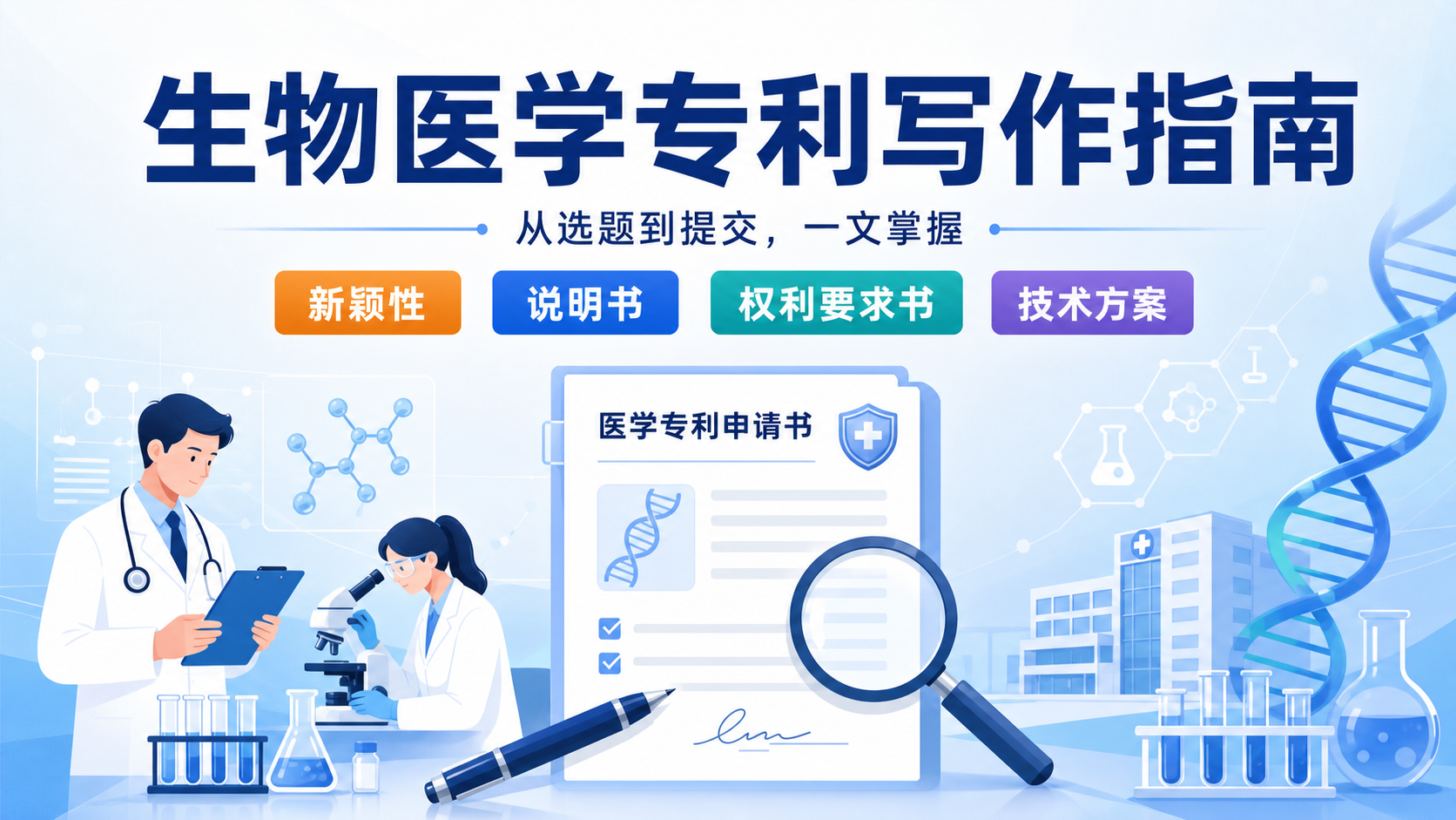 从零到一:生物医学专利申请书写作指南