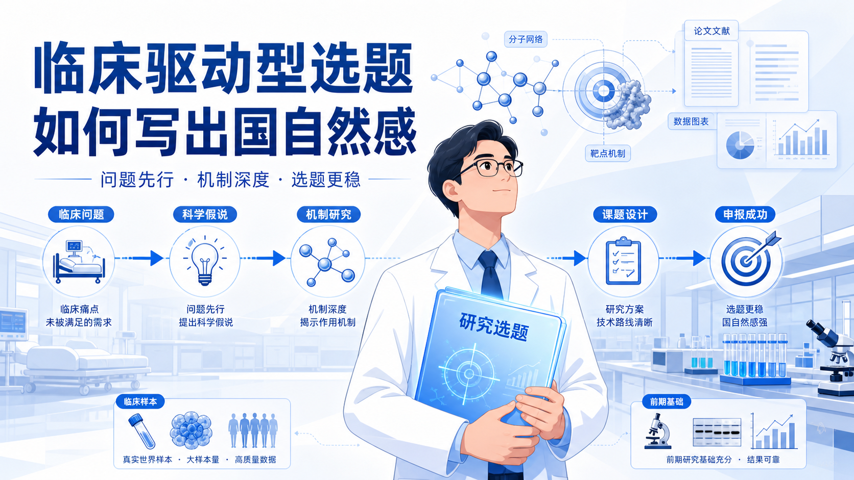 国自然申请新思路:临床驱动型科研选题实战指南