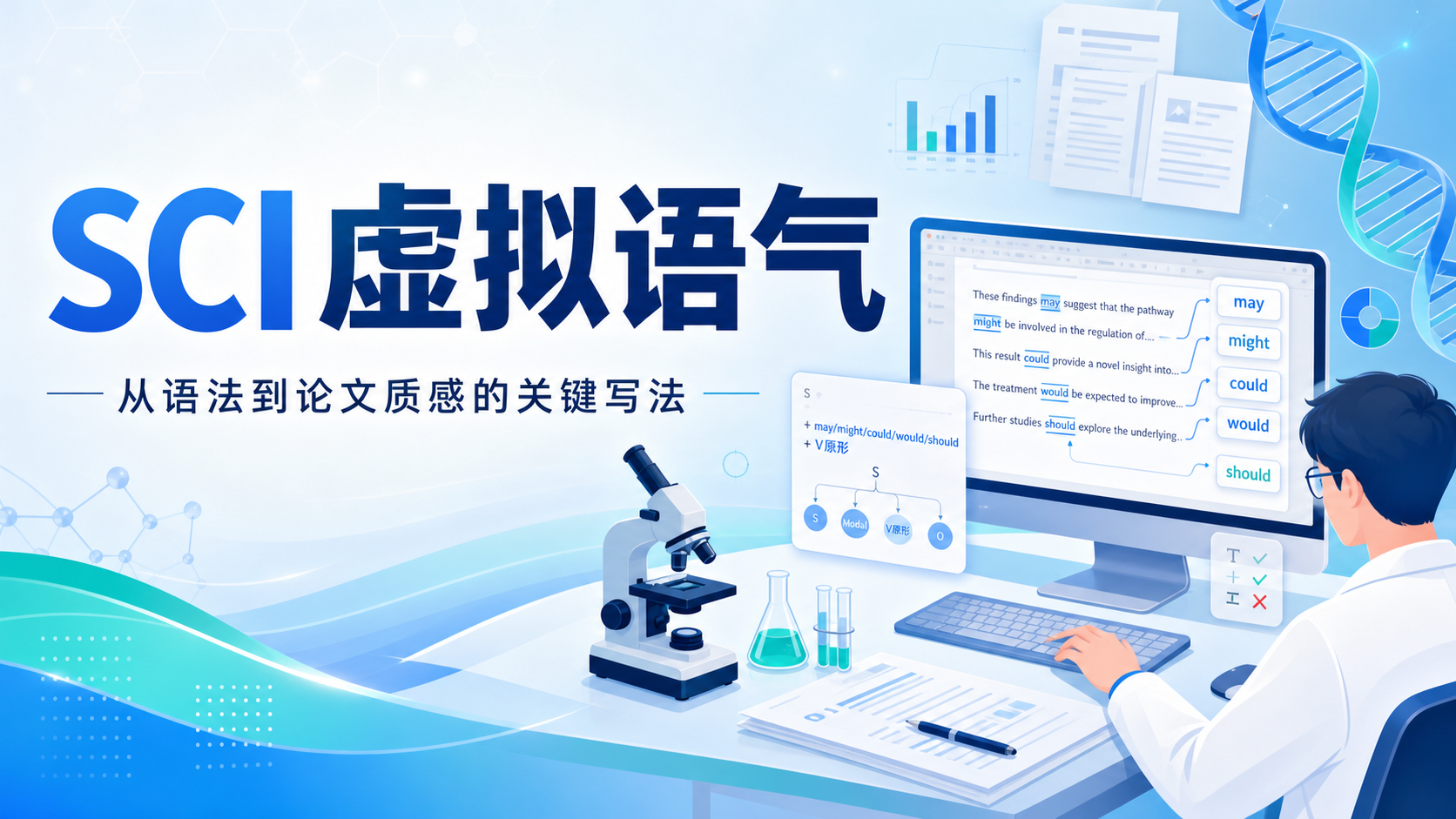 生物医学论文SCI写作:虚拟语气的专业严谨之道