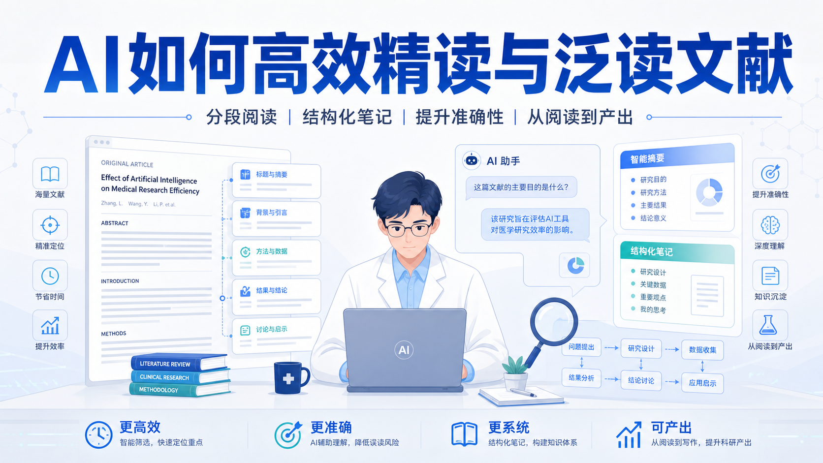 生物医学硕博如何用AI实现文献精读与泛读