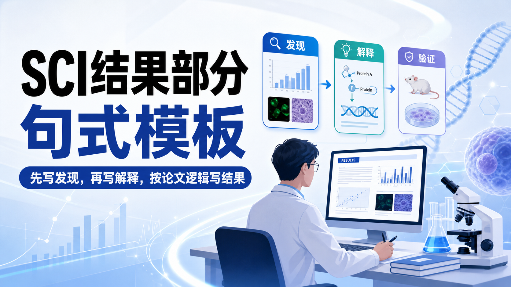如何写出专业严谨的SCI结果部分句式?