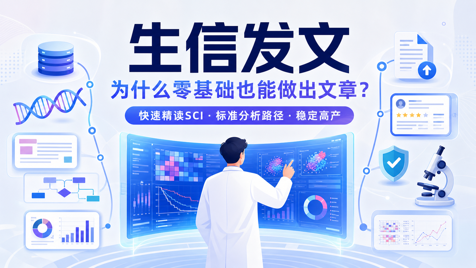 零基础也能发5篇SCI?生信无中生有发文策略