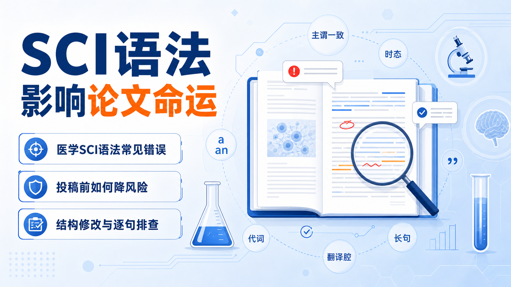 医学SCI语法技巧:从入门到专业严谨