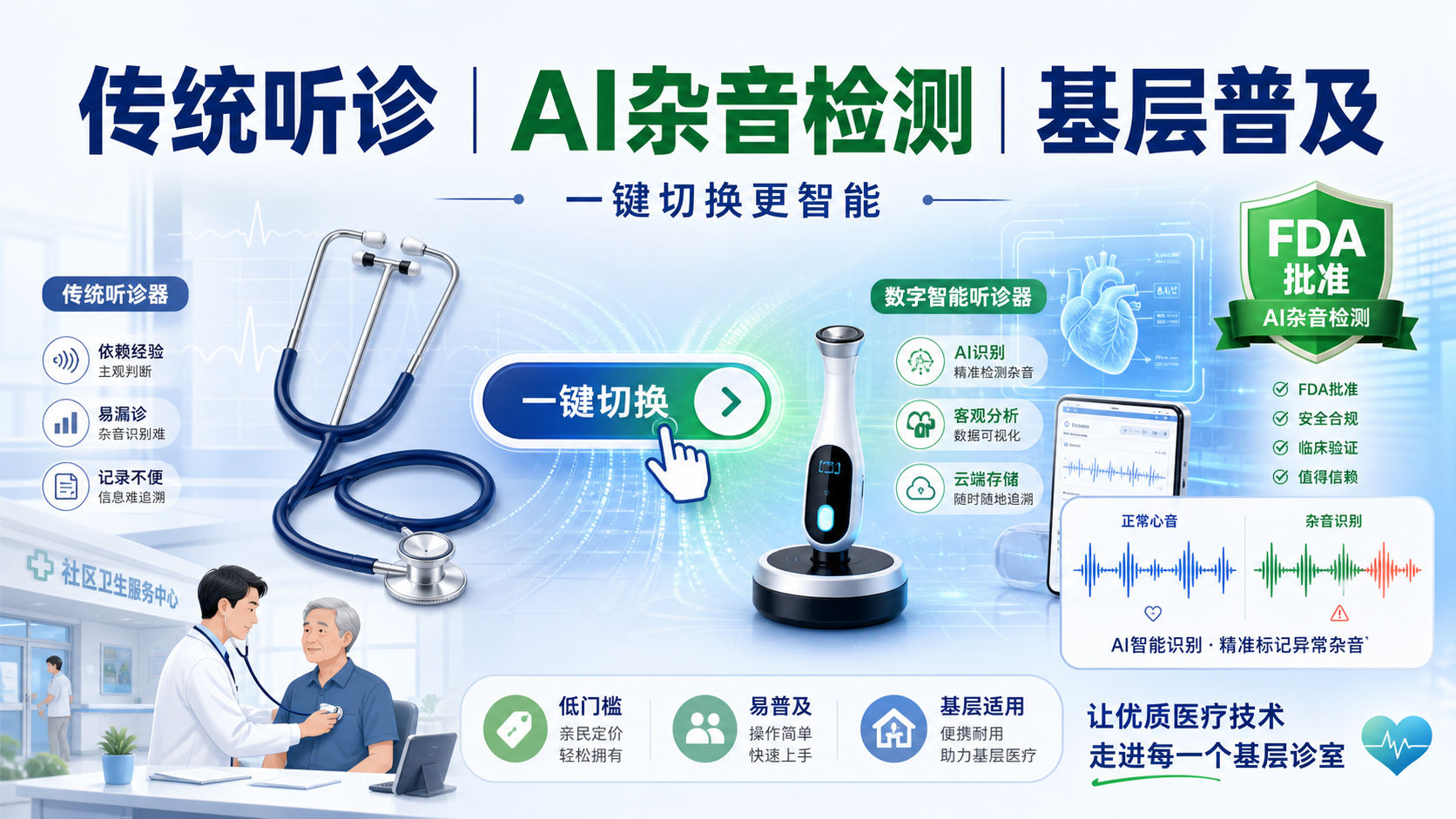Eko 推出 CORE 300 AI 智能听诊器:把 AI 辅助心脏杂音检测带入日常查体