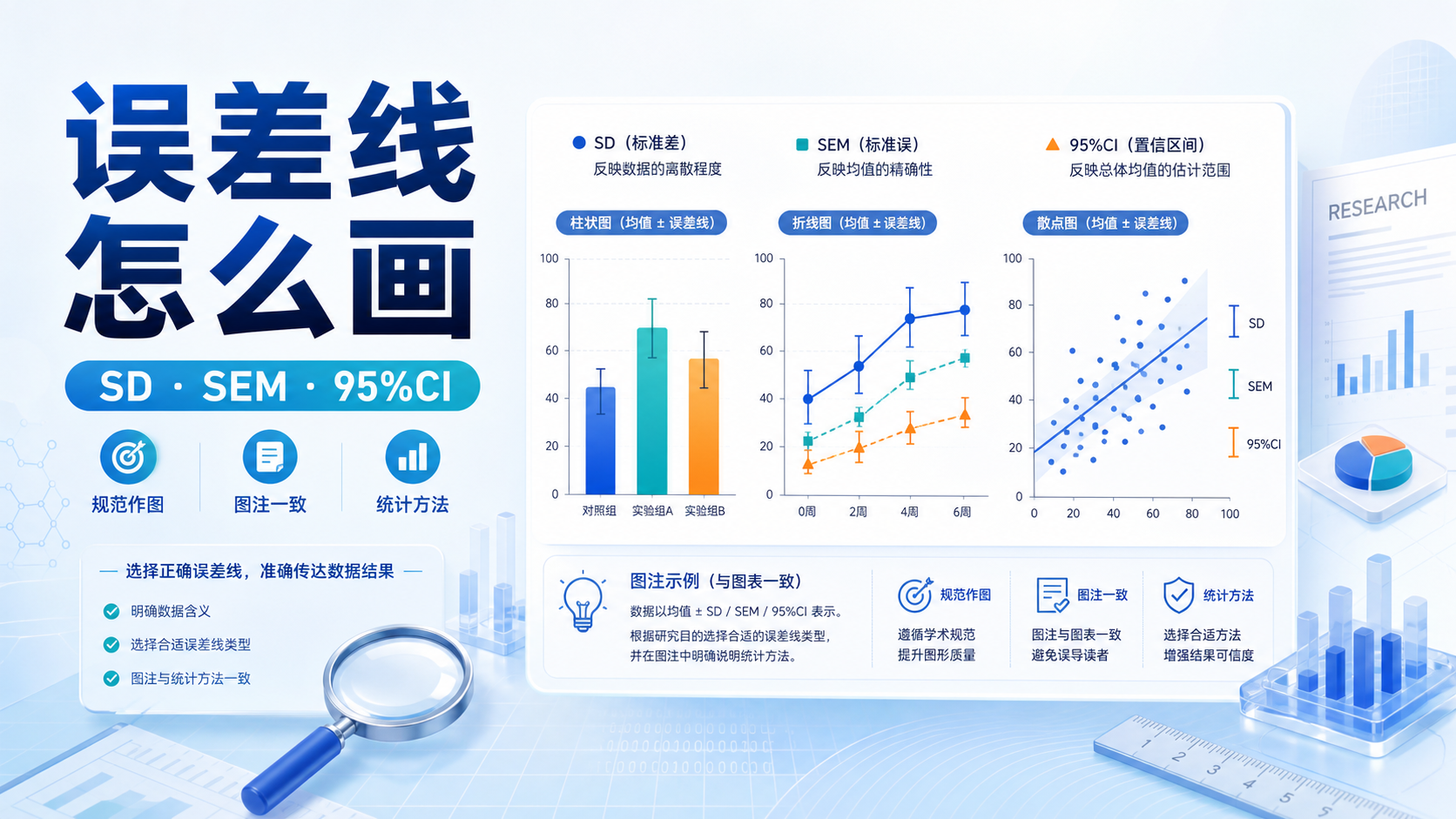 SCI图表误差线标准化:从入门到专业严谨