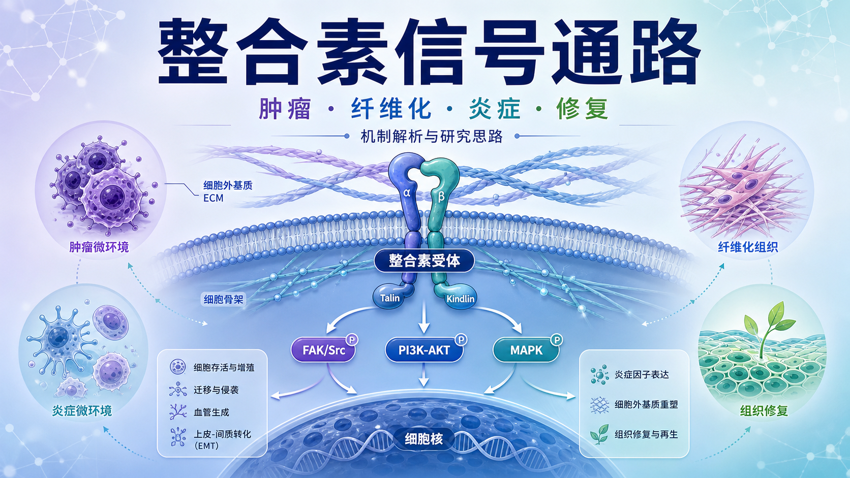 整合素信号通路:生物医学研究前沿热点