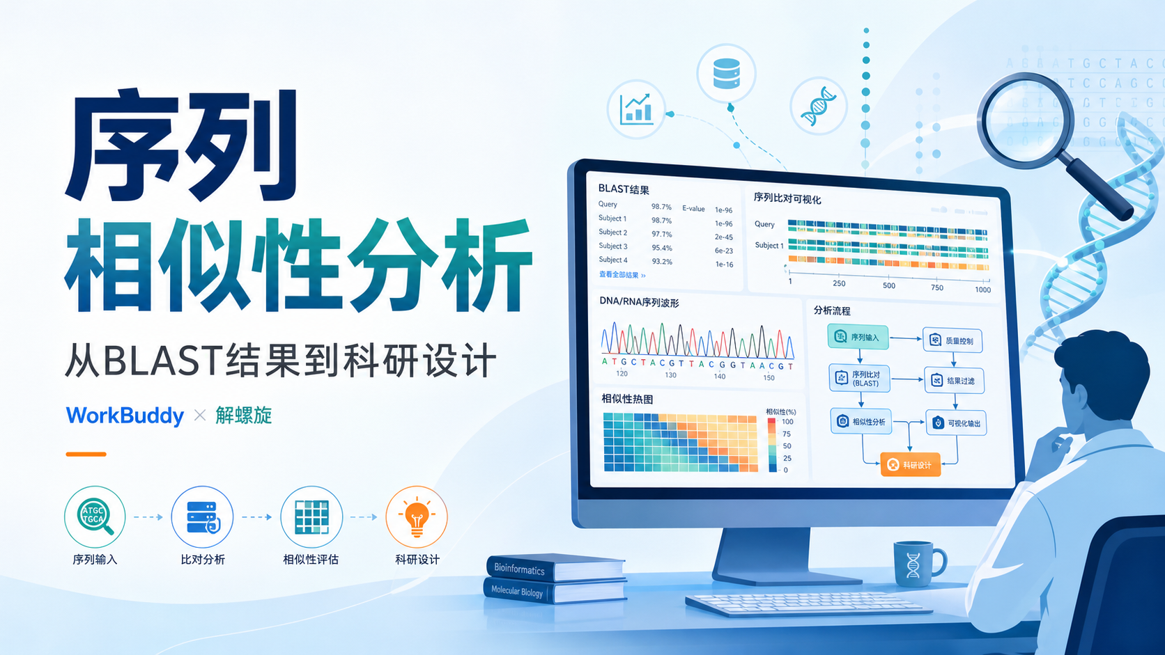 WorkBuddy实测:生物医学序列相似性分析新范式