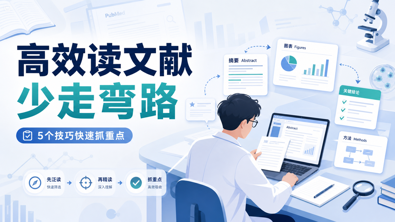 生物医学硕博生:告别低效文献阅读的5个技巧