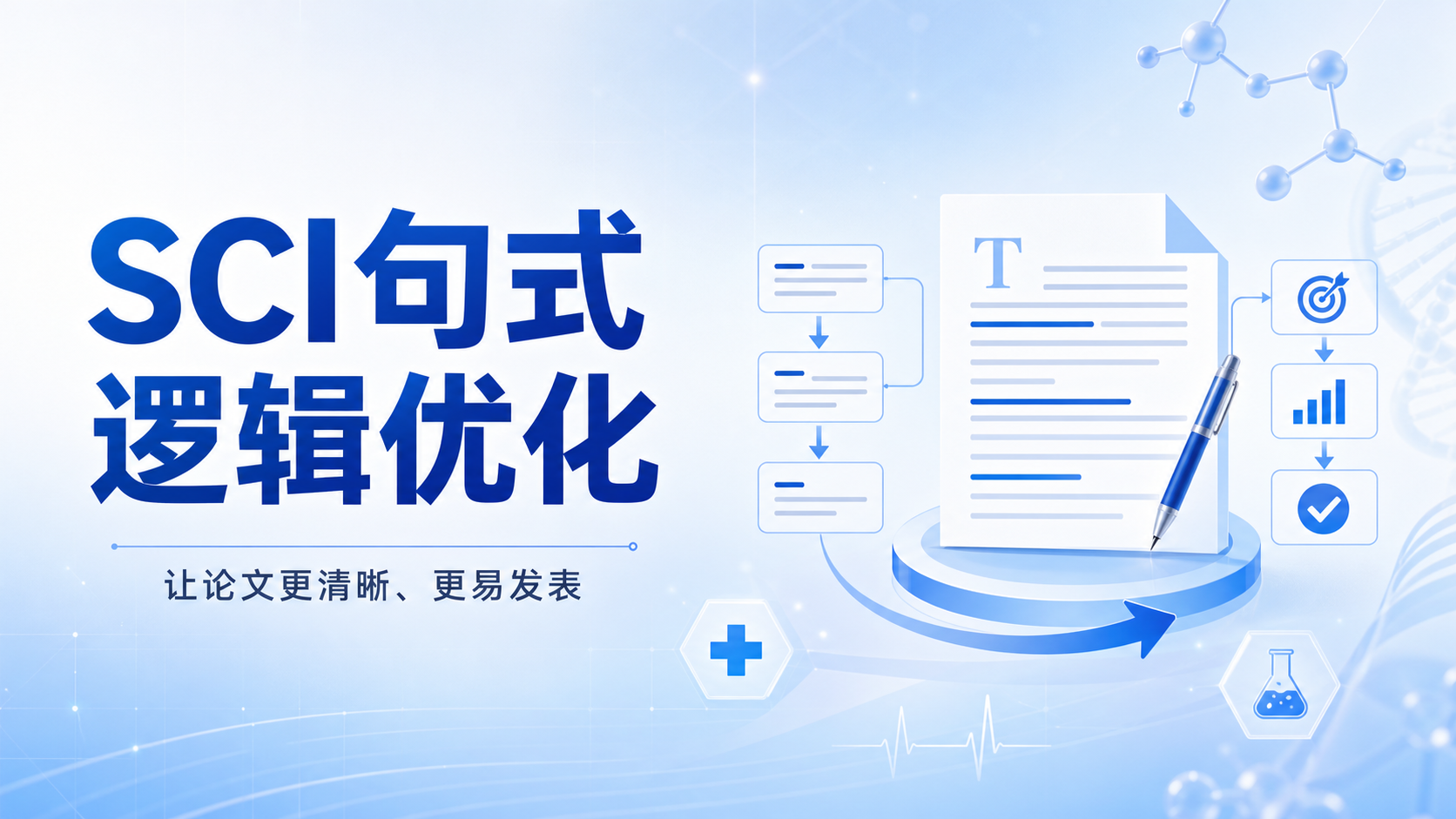 SCI句式逻辑优化:生物医学论文专业严谨表达指南