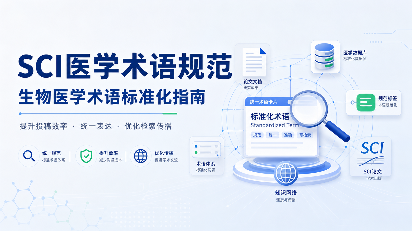 SCI医学写作规范:生物医学术语标准化指南